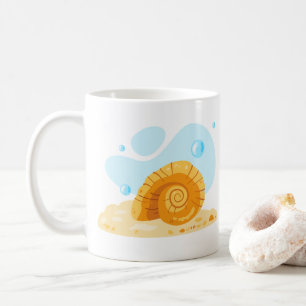 ​ Muschel. Unterwasserwelt. ​ Kaffeetasse