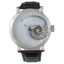 Muschel von Seashell nautilus Armbanduhr