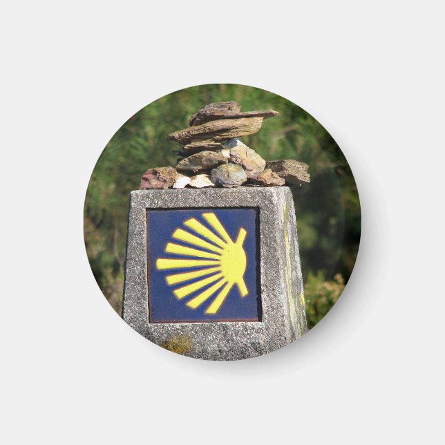 Muschel Way Mark Magnet (Vorne)