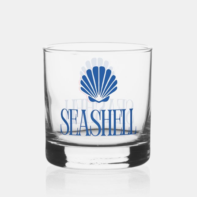 Muschel Whiskyglas (Rückseite)