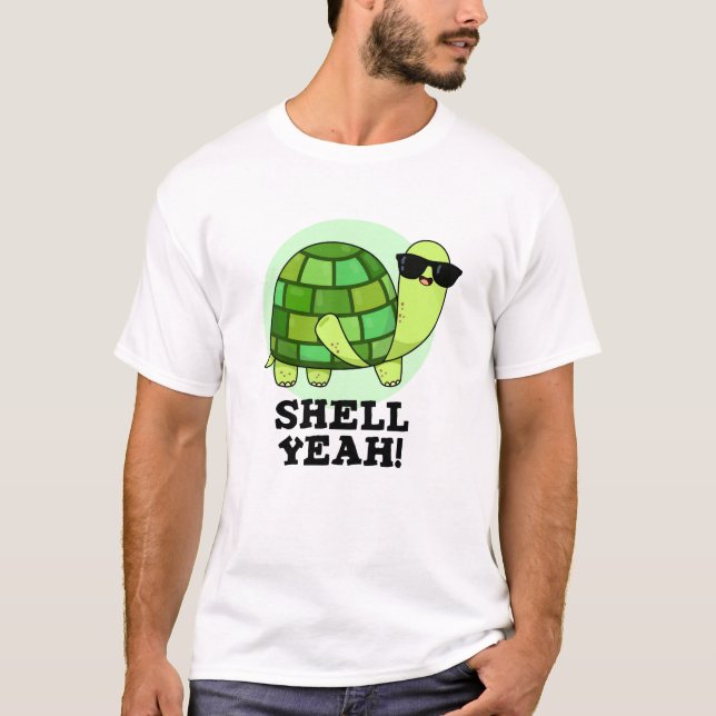 Muschel Yeah Funny Tortoise Pub T-Shirt (Vorderseite)