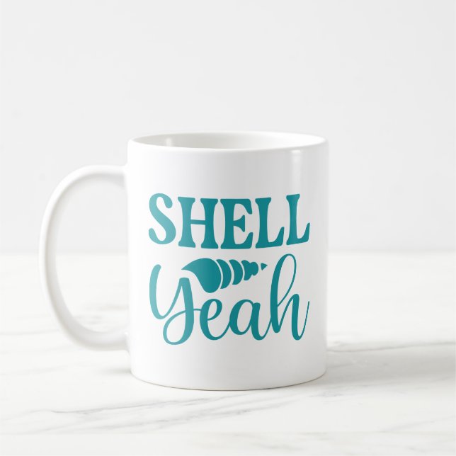 Muschel Yeah Kaffeetasse (Links)