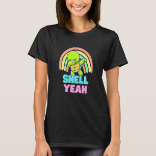 Muschel Yeah Turtle Rainbow T-Shirt