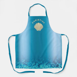 Muschellogo Schürze