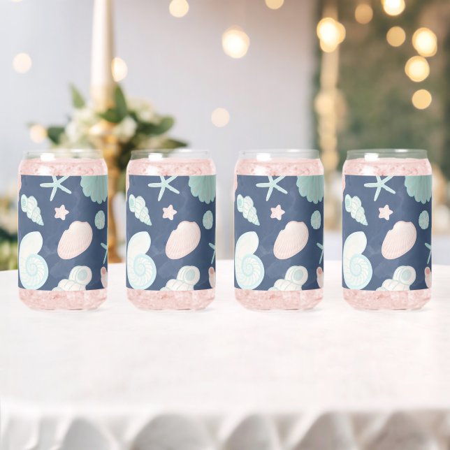 Muschelmuster Dosenglas (Insitu (Hochzeit))