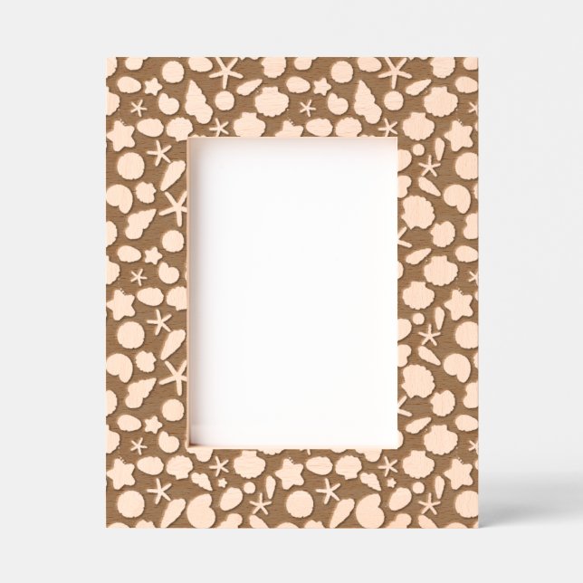 Muschelmuster Geätzte Rahmen (Vorderseite)