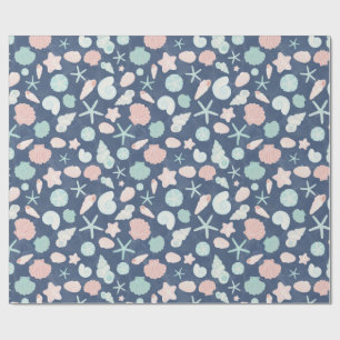 Muschelmuster Geschenkpapier