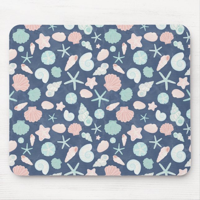 Muschelmuster Mousepad (Vorne)
