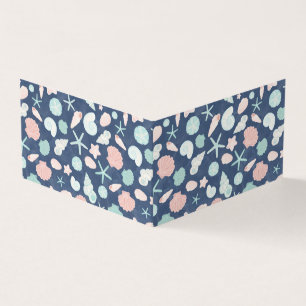 Muschelmuster Visitenkarten