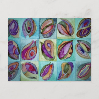 MUSCHELN 3 POSTKARTE