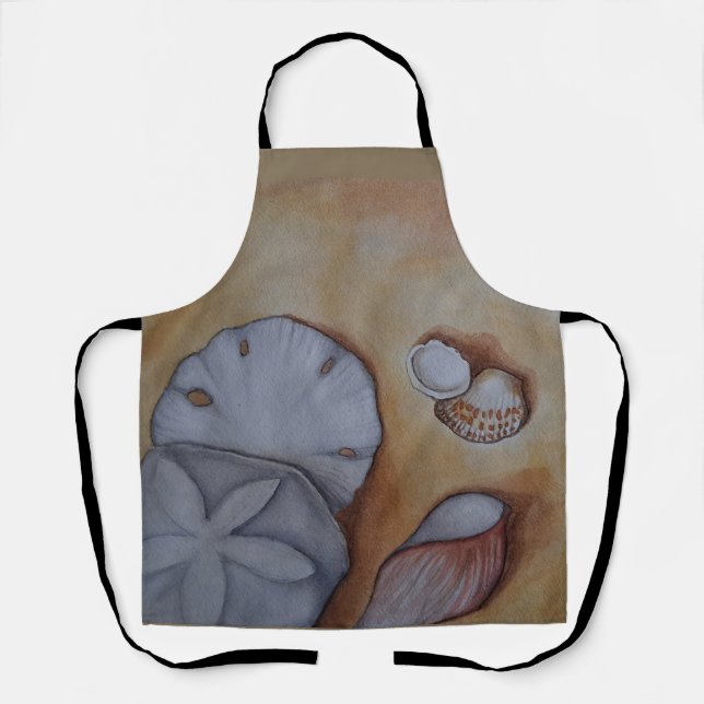 Muscheln am Meer Schürze (Vorderseite)