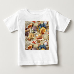 Muscheln am Strand Baby T-shirt