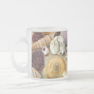 Muscheln am Strand Mattglastasse