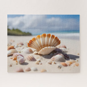Muscheln am Strand Puzzle