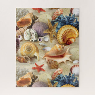 Muscheln am Strand Puzzle