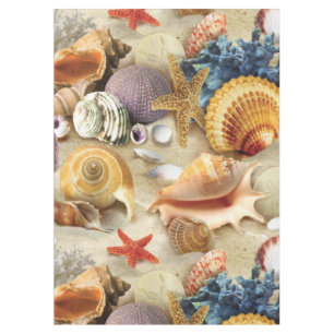 Muscheln am Strand Tischdecke