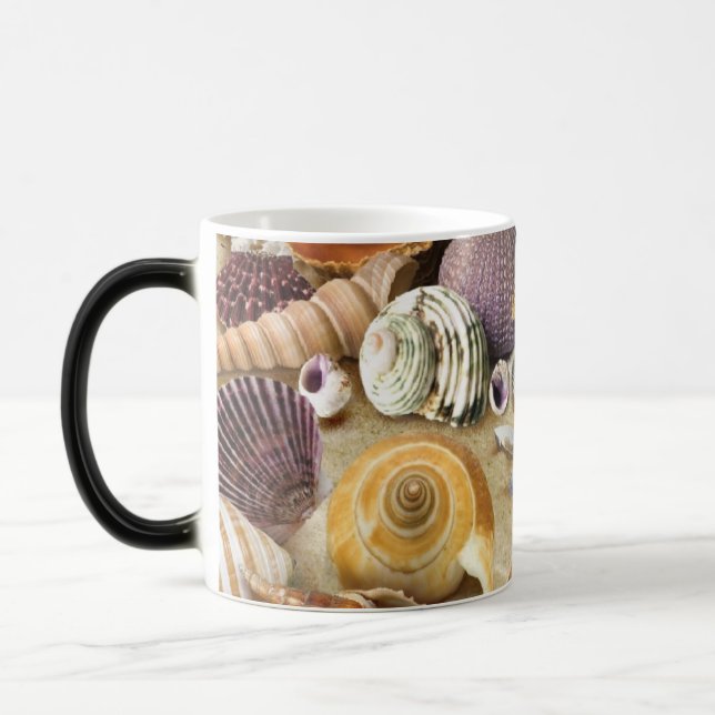 Muscheln am Strand Verwandlungstasse (Links)