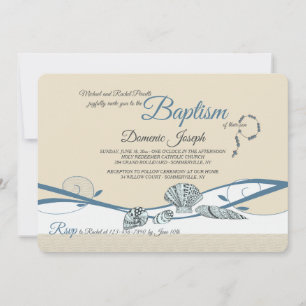 Muscheln an der Küste Einladung