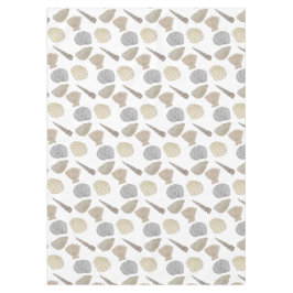 Muscheln an der Wasserfarbenküste Tischdecke