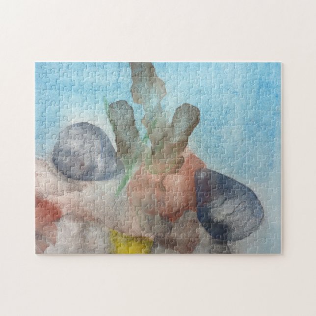 Muscheln auf dem Seebett Puzzle (Horizontal)