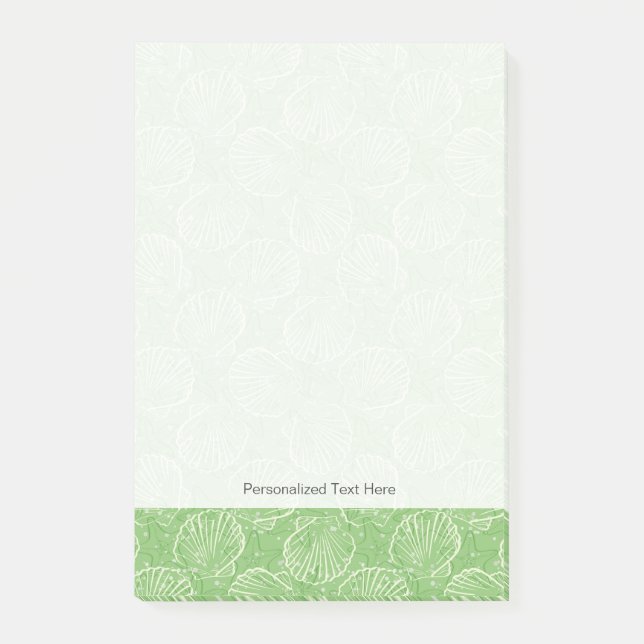 Muscheln aus Kontur Post-it Klebezettel (Vorderseite)