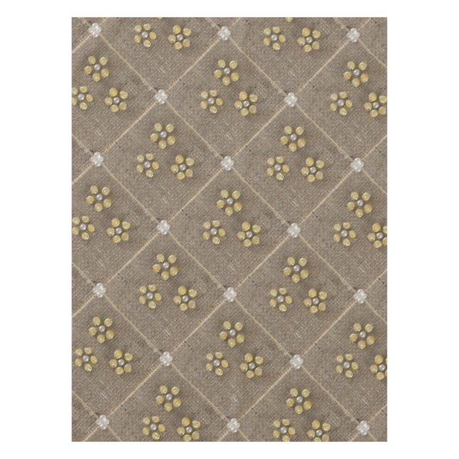 Muscheln Blume Tischdecke (Vorderseite)
