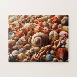 Muscheln & Conchen Muschelsammler-Geschenk Puzzle