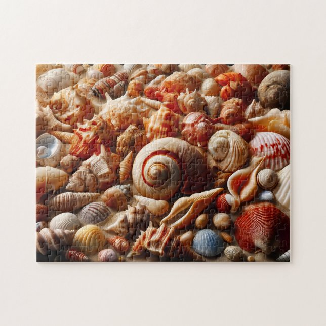 Muscheln & Conchen Muschelsammler-Geschenk Puzzle (Horizontal)