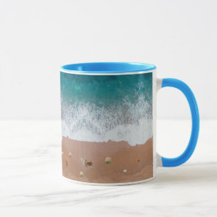 MUSCHELN DES STRANDES SOMMERURLAUB TASSE