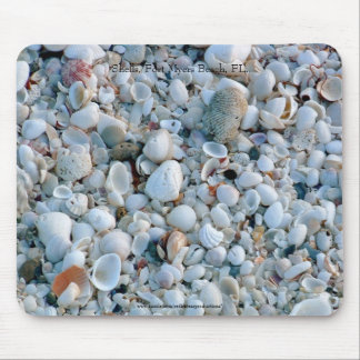 Muscheln, Fort- Myersstrand, Florida Mousepad