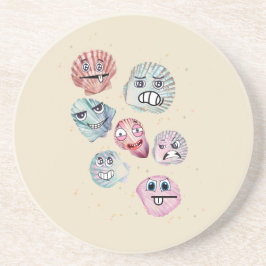 Muscheln Getränkeuntersetzer