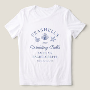 Muscheln & Hochzeitsglocken Junggesellinnenabschie Tri-Blend Shirt