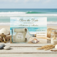 Muscheln in Flaschen | Nautische Hochzeit