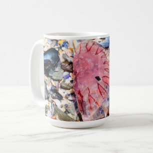 Muscheln Jellyfish Ocean Beach View Kaffeetasse