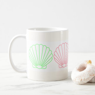 Muscheln Kaffeetasse