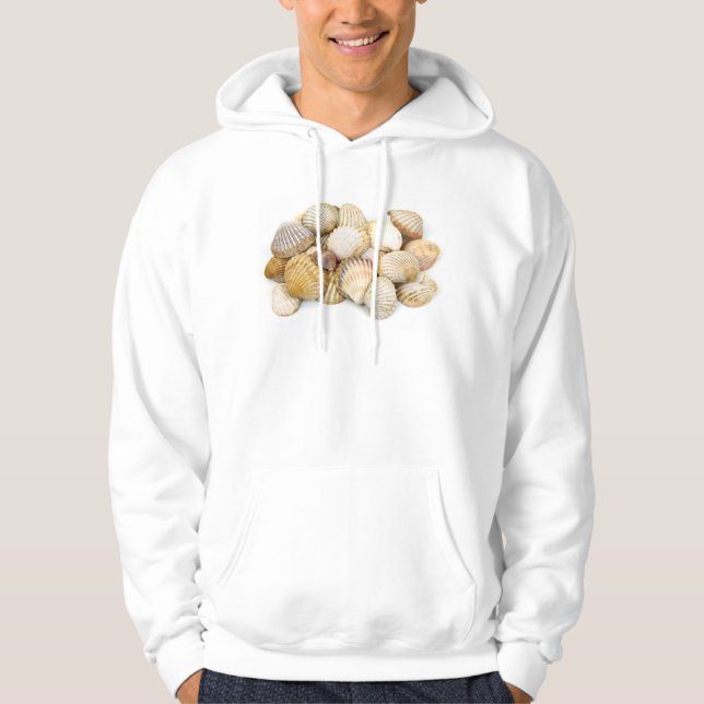 Muscheln, Kamm-Muscheln, Muscheln, Scallops Hoodie (Vorderseite)
