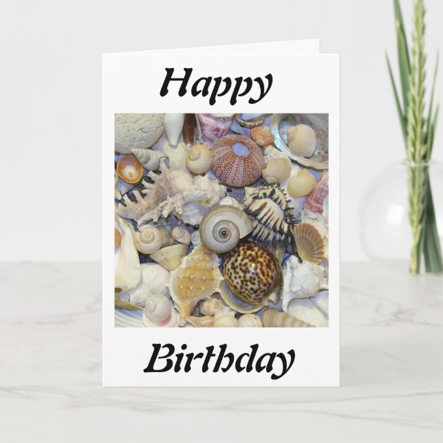 Muscheln Karte (Vorderseite)