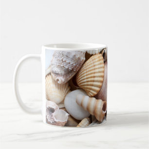 Muscheln Korallenuntergrund Kaffeetasse