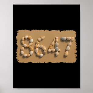 Muscheln Meer Schalen Sommer Strand Poster