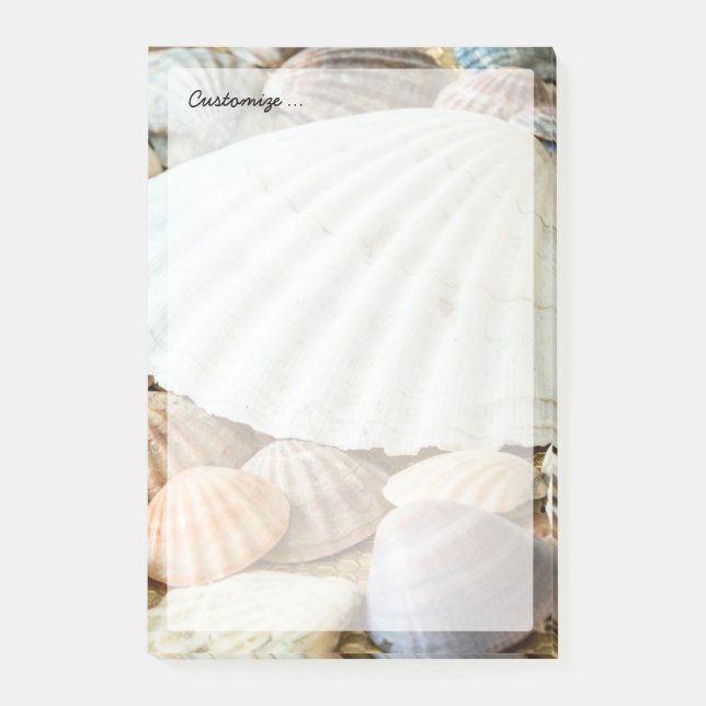 Muscheln - Ozean, Meer, Natur Post-it Klebezettel (Vorderseite)