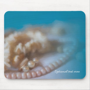 Muscheln & Perlen Elegant Bemalte Strand Mousepad