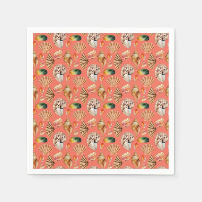 MUSCHELN SERVIETTE (Vorderseite)