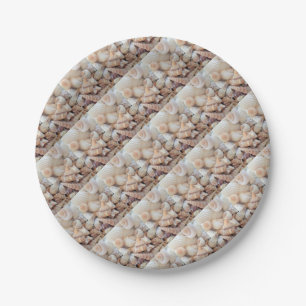 Muscheln, Sommer Beach Exotik tropische Romantik Pappteller