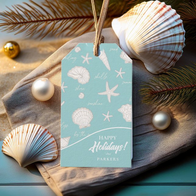 Muscheln Starfish Sun Fun Text Elfenbein ID918 Geschenkanhänger (Von Creator hochgeladen)