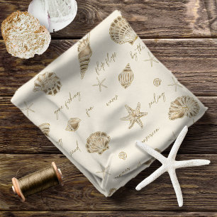 Muscheln Starfish Sun Fun Text Sandstone ID918 Stoff