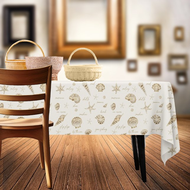 Muscheln Starfish Sun Fun Text Sandstone ID918 Tischdecke (Von Creator hochgeladen)
