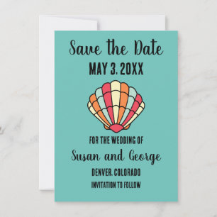 Muscheln Strand Nautilus Save The Date