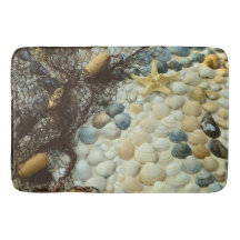 Muscheln, Strand, Ozean, Bad, Zuhause Rug oder Mat