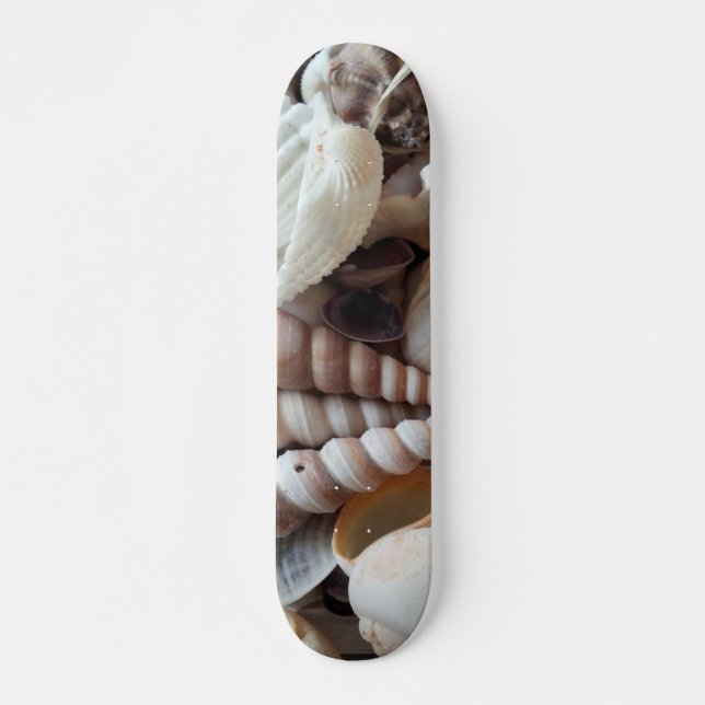 Muscheln Summer Beach Exotic Tropical Skateboard (Vorne)