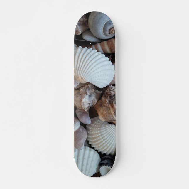 Muscheln Summer Beach Exotic Tropical Skateboard (Vorne)